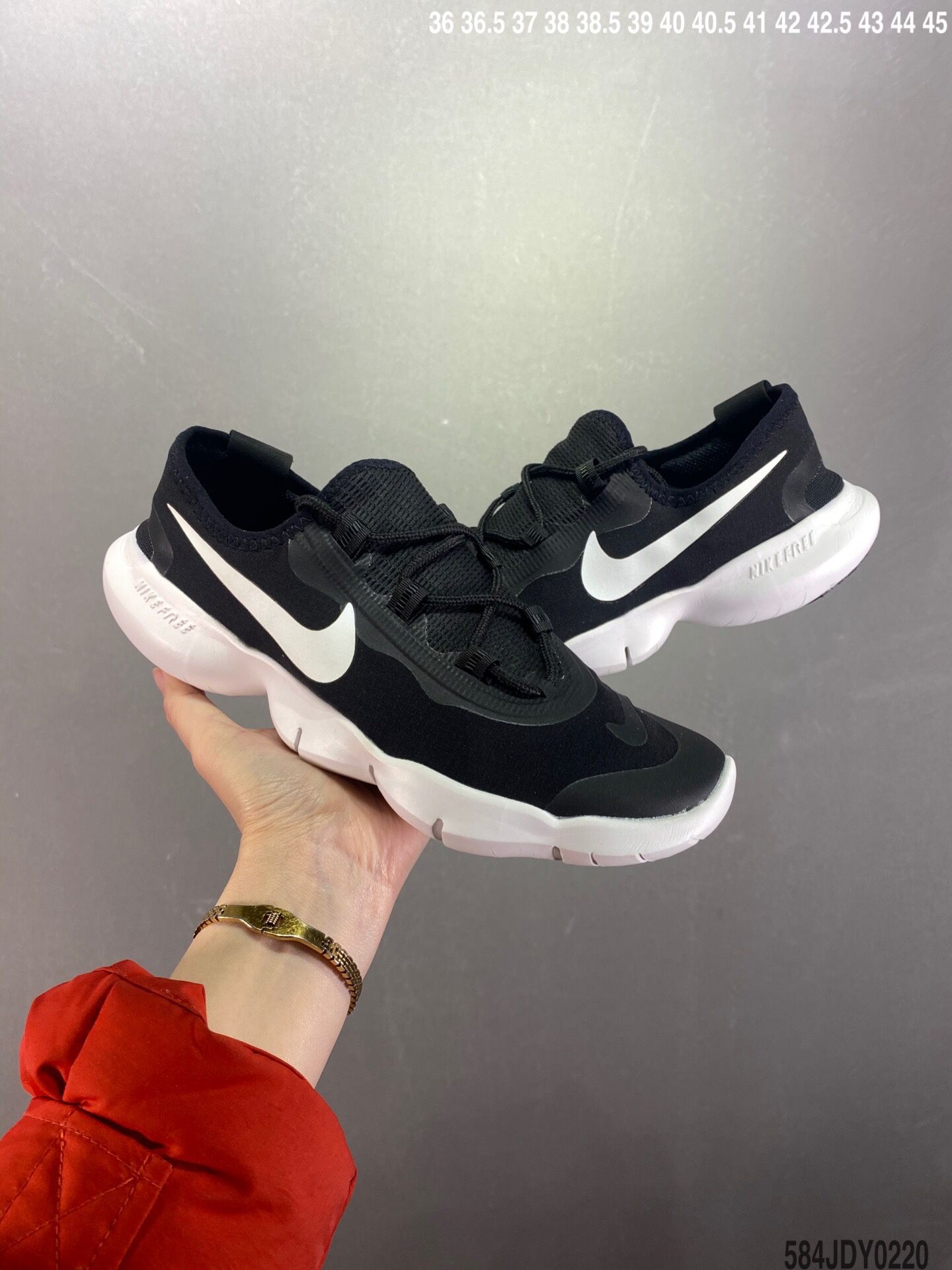 New Women Nike Free 2.0 Flyknit Black White Shoes